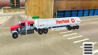 Offroad Oil Tanker Flying Truck Transport Driver Simulator #3 - Android Gameplay
