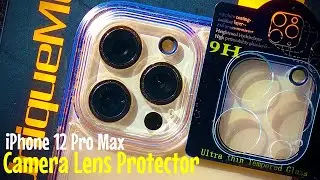 HOW TO PUT CAMERA LENS PROTECTOR FOR IPHONE 12 PRO MAX
