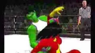 SvR2007 She-Hulk vs Spider-Woman(request)