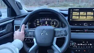 2025 Mitsubishi Outlander PHEV AWD | 306 PS | EVENING POV DRIVE | ASMR