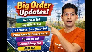 Big Order Updates 🚨 | Waa Solar, Ceigall India, Waaree Renewable, SEPC & More | Infra Stocks News