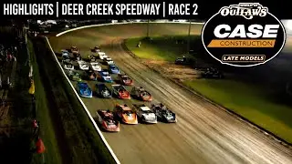 World of Outlaws CASE Late Models | Deer Creek Speedway &ndash; Race 2 | July 5, 2024 | HIGHLIGHTS