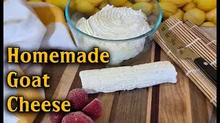 Homemade Goat Cheese | Cozy Kitchen Moments in the Country | Cheesemaking at Home Tutorial