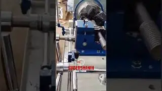 Threading Pipes Easily with Sudershan Electric Pipe Threader #threading #pipelining #pipe #shorts