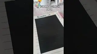 DIY Magical Scratch Paper 📜 🤓🌈 #shorts #scratchpaper #diy #tinystarsdrawing #youtubeshorts #magic