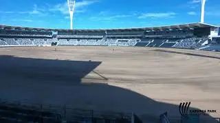 GMHBA Stadium Turf Resurfacing Timelapse