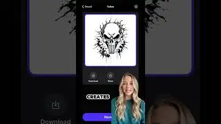 Create AI generated tattoos with the Inkhunter App!