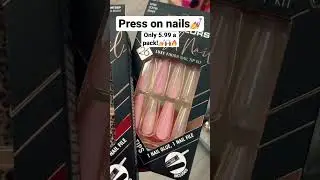 Burlington got some 🔥press on&rsquo;s! 5.99 a pack! #burlingtonfinds #pressonnails #diy #howto #shorts