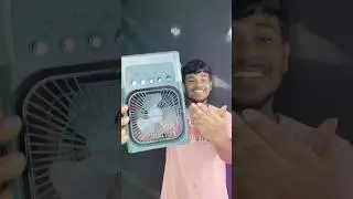 repairing mini AC cooler fan #experiment #electrical #shorts ￼