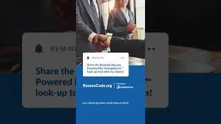Reason Code Powered by VantageScore&reg;
