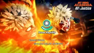 MY HERO ACADEMIA: All's Justice - Exclusive Story Mode Gameplay & Cutscenes! (Bakugo VS All For One)
