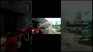 Lifting smoke exhaust fire fighting robot for fire rescue