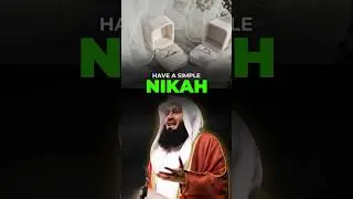 Have a simple Nikah, Mufti Menk emotional speech?❤️💍 #motivation #muftimenk #nikah #wedding