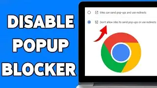 How To Disable Popup Blocker In Google Chrome 2025 | Turn Off Pop-Up Block Settings On Chrome