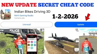 Finally Indian Bike Driving 3D New Update All Cheat Codes 🤯🔥| New Robot+Jet CheatCode |Harsh in Game