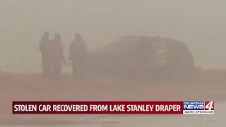 Stolen car pulled out of Lake Stanley Draper in Oklahoma City