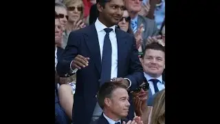 ICC Hall of Fame (2021) Kumar Sangakkara at Wimbledon in 2015