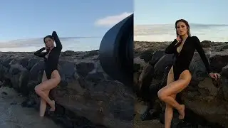 Golden Hour Secrets for Perfect Beach Portraits (Behind the Scenes!)
