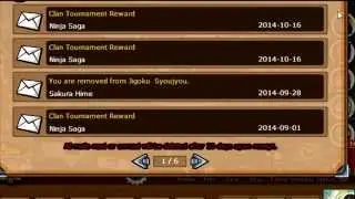 Ninja Saga Rewards S54 Jigoku Syoujyou 3rd Runner up