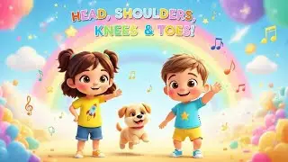 Head, Shoulders, Knees & Toes | Freeze Dance Song for Kids