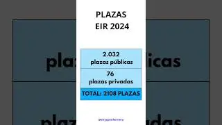 CONVOCATORIA EIR 2024