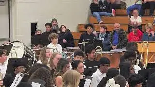 Ricky and 8th graders winter concert 