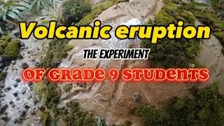 Volcanic eruption|Experiment:baking soda& vinegar|grade 9 students presentation