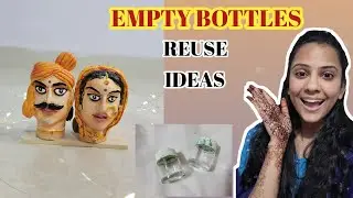 Empty paint bottle crafts | Wallputty diy | Best out of waste
