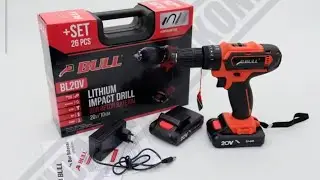 Mesin Bor Baterai Bull BL20V - Cordless Impact Bull BL20V - Mesin Bor Baterai Bor Beton