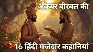 अकबर बीरबल की 16 हिंदी मजेदार कहानियां । Akbar Birbal Moral Story । Funny kahaniya । 