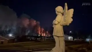 WATCH NOW: Smoke, flames visible in Winston-Salem from fertilizer plant fire