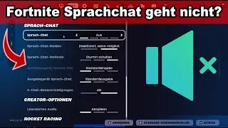 Fortnite Sprachchat geht nicht | So löst du das Problem!