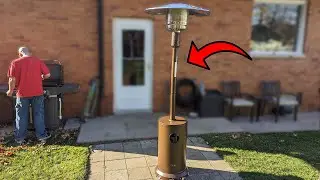 This Patio Heater Will Keep Your Warm On Cool Evenings!