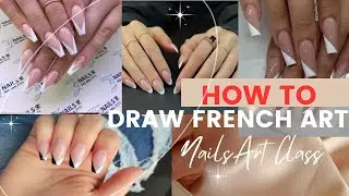 Types of French Nails || Nail art class Day-1 || How To Do French Nail Art || Sanajyoti