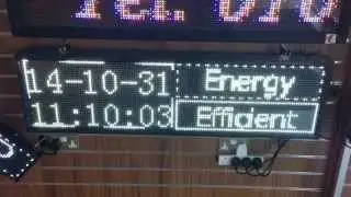 WHITE LED SCROLLING DIGITAL PROGRAMMABLE MOVING MESSAGE SIGN DISPLAY - High Brightness