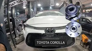 reemplazo rodamiento rueda delantera ... toyota corolla 2019-2023