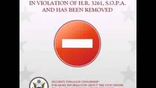 SOPA Blackout