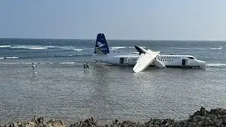No injuries as Somali passenger plane veers off runway after crash-landing