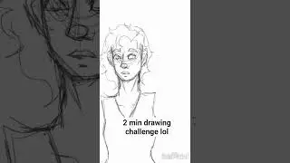 2 min drawing challenge #art #speedpaint #artchallenge #youngartist #smallartist