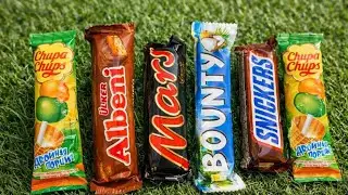 UNBELIEVABLE Candy Bar Test 🍫🍭 Chupa Chups, Mars, Snickers & Bounty on Real Grass!