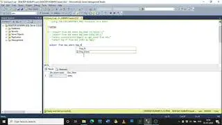 Use of IN,LIKE,DISTINCT and TOP Command in SQL