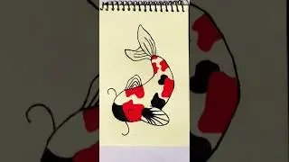 How to Draw Aquarium Fish🐟🐬Part-1 //Art Of Bushra