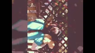Kids with chickens