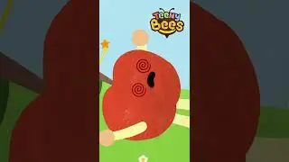 One apple fell off and bumped his head! @TEENYBEES🐝 #fivelittleapples #Shorts