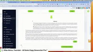 AI SALES COPY GENERATOR PRO - No Prompt Sales Copy Creation That SELLS!