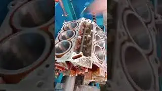 Cylinder bore polish#V6 Kiya#liner#Korean#mechanicalworkshop