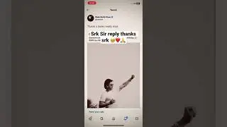 Twitter on reply Shah rukh khan Sir 🥹❤️🙏 #srk #shahrukhkhan #pathaan #srkstatus #srkfan ￼