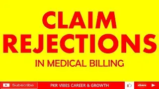 CLAIM REJECTIONS IN MEDICAL BILLING #rejection #healthinsurance #healthcare #claim #medicalbilling