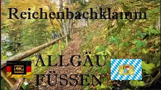 Reichenbachklamm Pfronten im sch&ouml;nen All&auml;u - Top Wanderung GoPro10 4K UHD