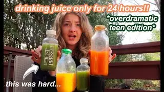 THE MOST DRAMATIC JUICE CLEANSE YOU'VE EVER SEEN - *dramatic teen edition*